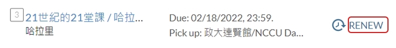Click renew